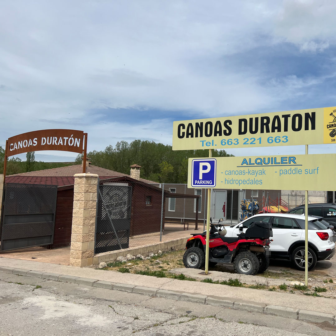 Primer punto de encuentro en Canoas Duratón - C/Arias de Miranda, 36 de San Miguel de Bernuy – Segovia